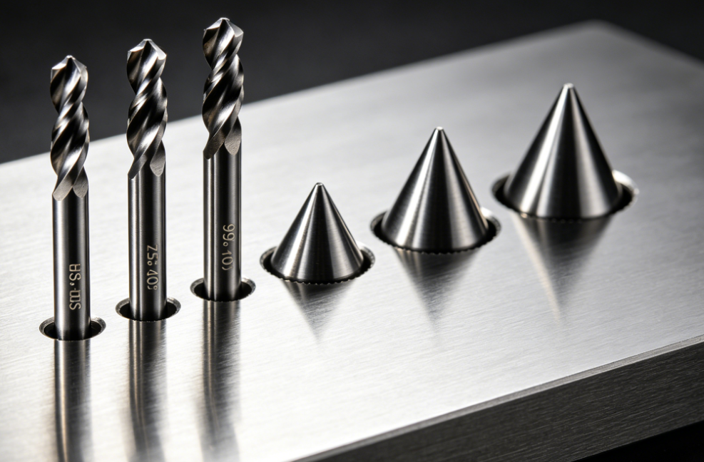 Center Drill Angle Guide: 60° vs 75° vs 90° for CNC Machining Accuracy